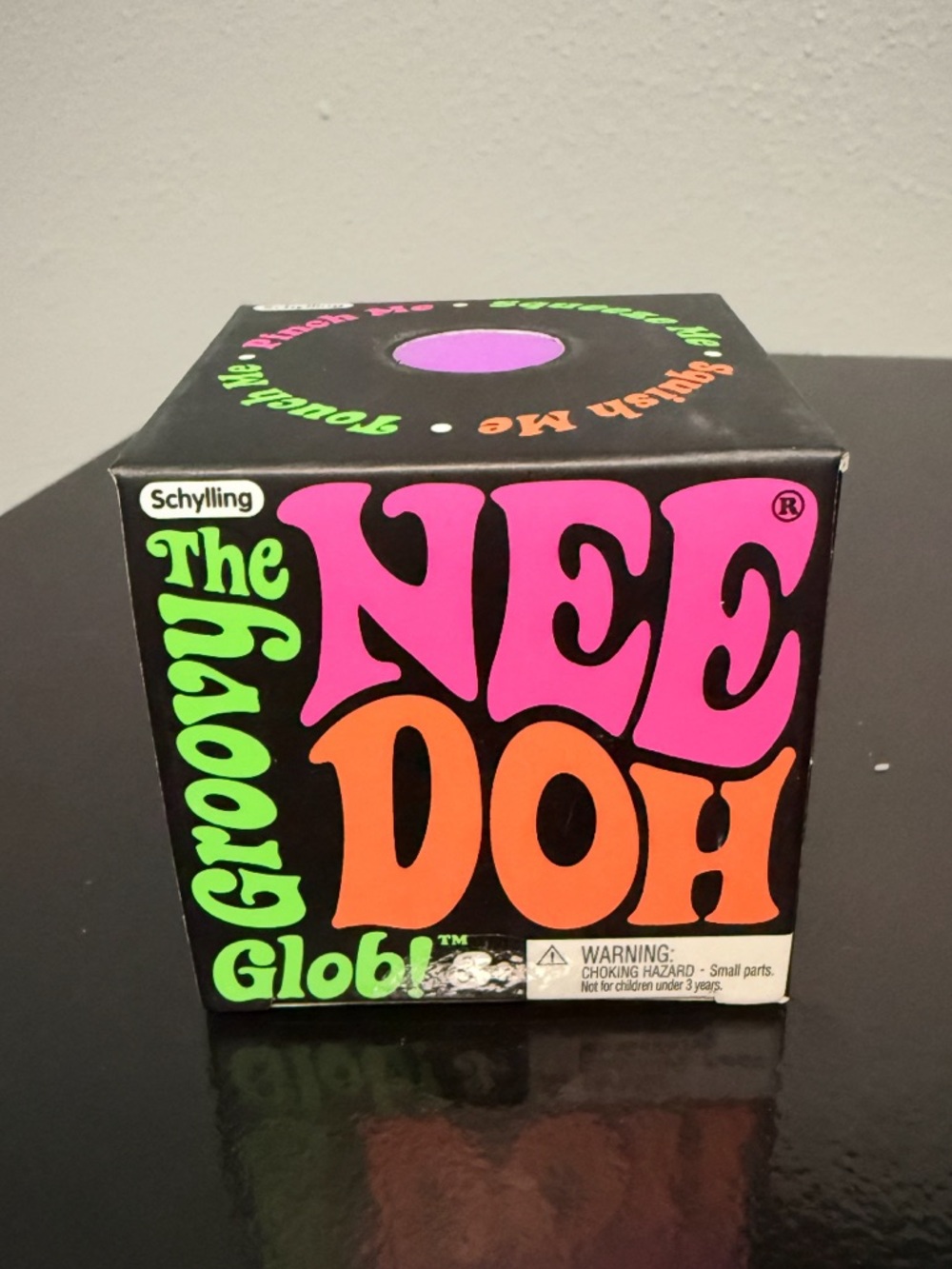 NeeDoh The Groovy Glob Squishy Sensory Toy - Purple